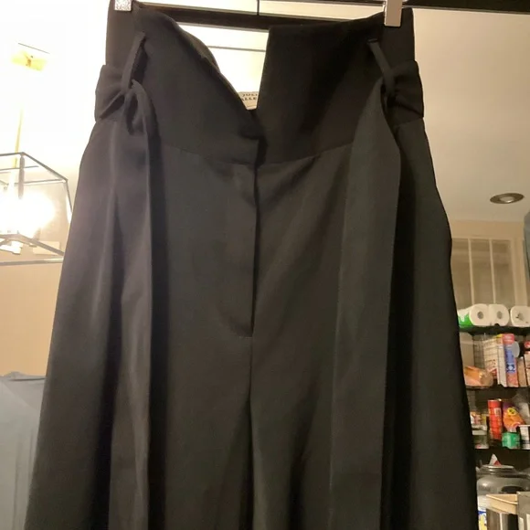 (Lori) Julia Allert Large Elegant Black Women's Pants - Picture 3 of 9